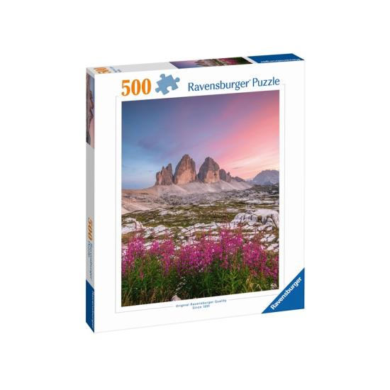 Puzzle Ravensburger Os Três Picos de Lavaredo 500 Peças