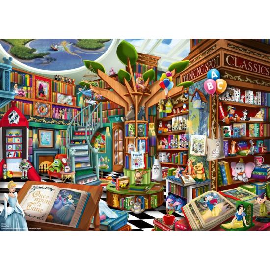 Puzzle Ravensburger Livraria Disney e Pixar de 1000 peças