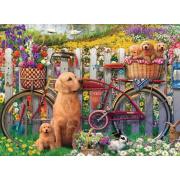 Puzzle Ravensburger Cachorros Fofos No Jardim 500 Peças