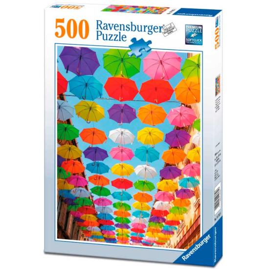 Puzzle Ravensburger Chuva de Cores 500 Peças