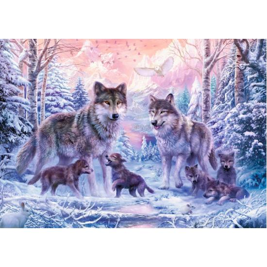 Puzzle de lobos Ravensburger 1000 peças