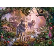 Puzzle de 1000 peças Ravensburger Summer Wolves