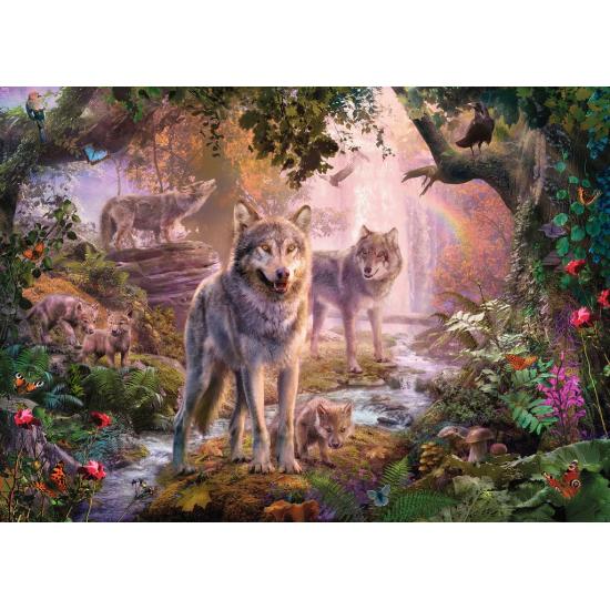 Puzzle de 1000 peças Ravensburger Summer Wolves