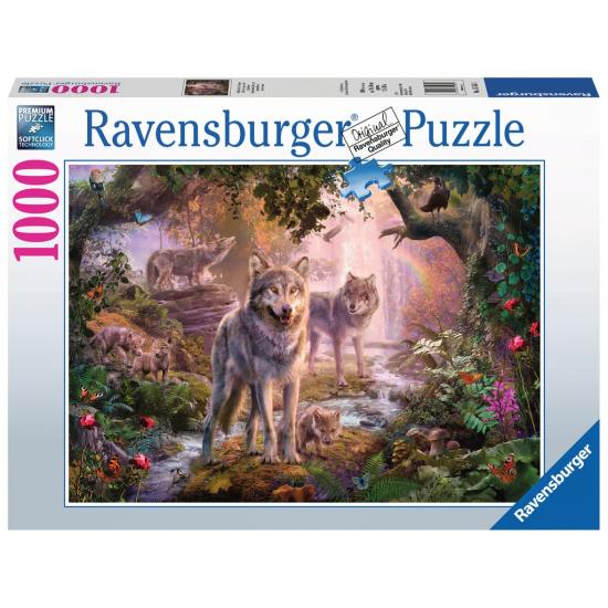 Puzzle de 1000 peças Ravensburger Summer Wolves