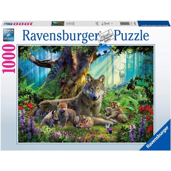 Ravensburger Puzzle Lobos na Floresta 1000 Peças