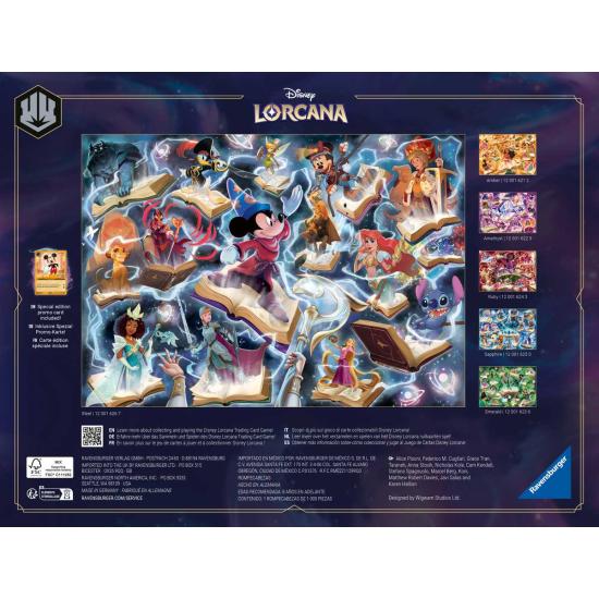 Puzzle Ravensburger Lorcana Disney: Acero de 1000 Pçs