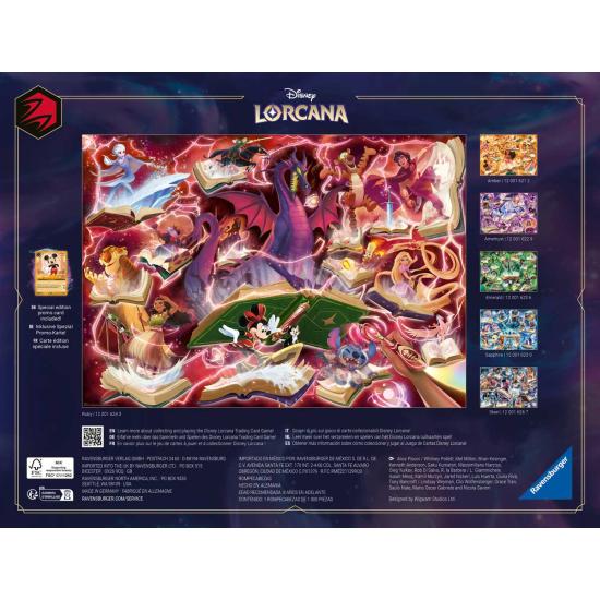 Puzzle Ravensburger Lorcana Disney: Rubí de 1000 Pçs