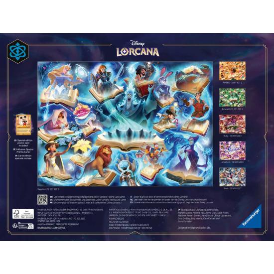 Puzzle Ravensburger Lorcana Disney: Zafiro de 1000 Pçs