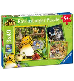 Puzzle Ravensburger The Jungle Friends 3x49 Peças