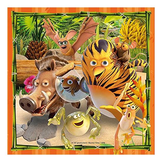 Puzzle Ravensburger The Jungle Friends 3x49 Peças