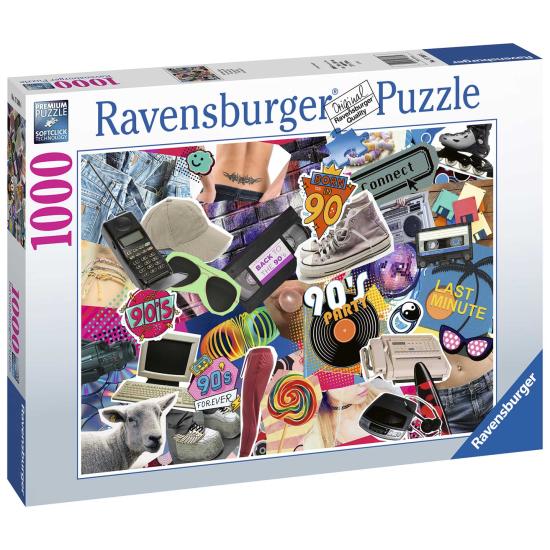 Puzzle Ravensburger Os Anos 90 de 1000 Peças