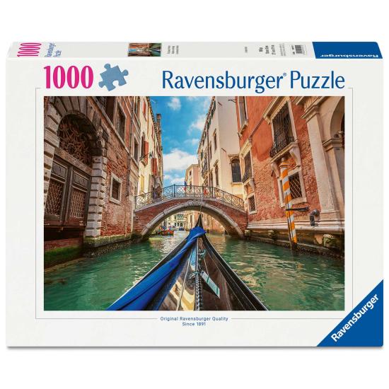 Puzzle Ravensburger Os Canais De Veneza 1000 peças