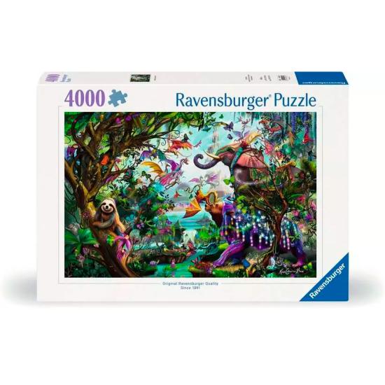 Puzzle Ravensburger Os Dragões dos Trópicos de 4000 Peças