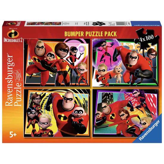 Ravensburger Os Incríveis 2 Puzzle 4 x 100 Peças