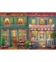 Puzzle Ravensburger Livraria e Pastelaria 7000 Peças