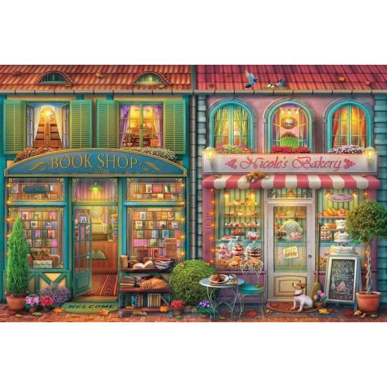 Puzzle Ravensburger Livraria e Pastelaria 7000 Peças