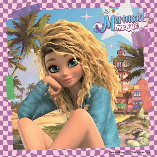 Puzzle Ravensburger Magia De Sereia de 3x49 Peças