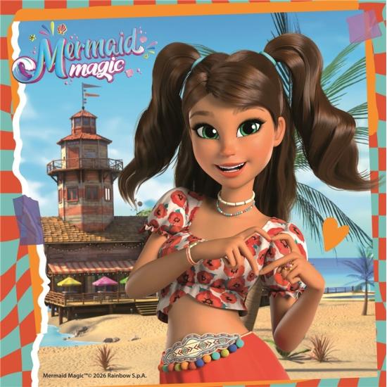 Puzzle Ravensburger Magia De Sereia de 3x49 Peças