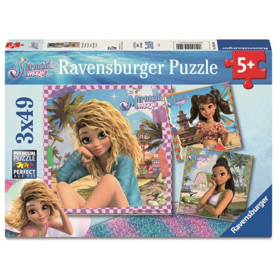Puzzle Ravensburger Magia De Sereia de 3x49 Peças
