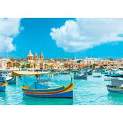 Puzzle de malte mediterrâneo Ravensburger 1000 peças