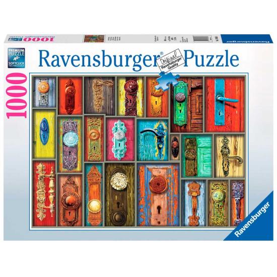 Puzzle Ravensburger com alças antigas 1000 peças