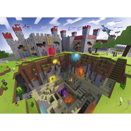Puzzle Ravensburger Minecraft Mapa XXL 300 Peças Puzzle Ravensburger Minecraft Mapa XXL 300 Peças