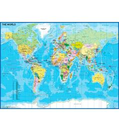 Mapa do mundo Ravensburger Puzzle XXL 200 peças