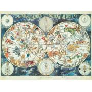 Puzzle Ravensburger World Map of Beasts 1500 peças