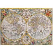Puzzle de mapa do mundo histórico Ravensburger 1500 peças