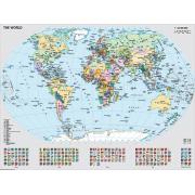 Puzzle de 1000 peças do mapa do mundo político Ravensburger