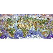 Puzzle Ravensburger Panorama maravilhas do mundo 2000 peças