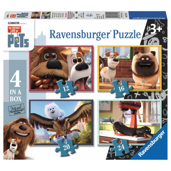 Puzzle Ravensburger Pets, Pets 12+16+20+24 Peças Puzzle Ravensburger Pets, Pets 12+16+20+24 Peças