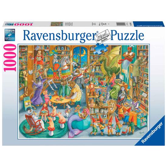 Ravensburger Midnight in the Library Puzzle de 1000 peças