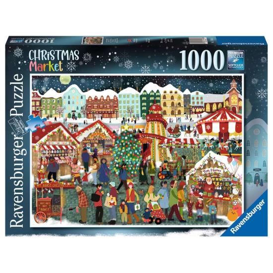 Puzzle Ravensburger Mercado de Natal de 1000 peças