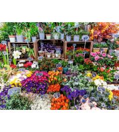 Puzzle Ravensburger Mercado De Flores, França 500 Peças