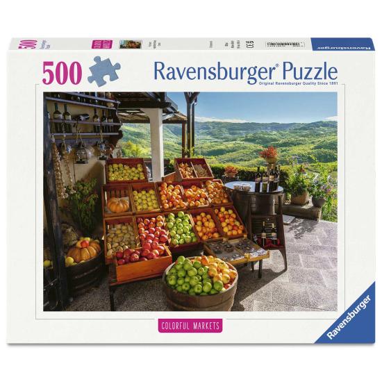 Puzzle Ravensburger Mercado De Frutas E Verduras, Croácia 500 Pe