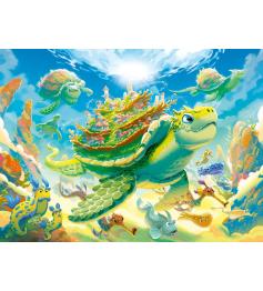 Puzzle Ravensburger Mundo subaquático mágico XXL 200 peças
