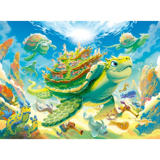 Puzzle Ravensburger Mundo subaquático mágico XXL 200 peças