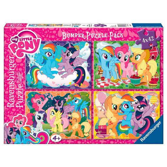Puzzle Ravensburger My Little Pony, 4x42 peças