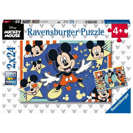 Puzzle Ravensburger Mickey Mouse 2x24 peças