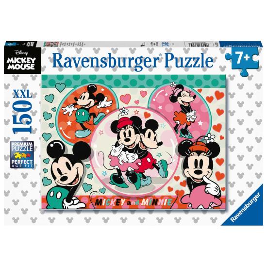 Puzzle Ravensburger Mickey e Minnie XXL de 150 Peças