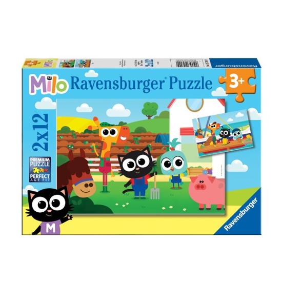 Puzzle Ravensburger Milo de 2x12 peças
