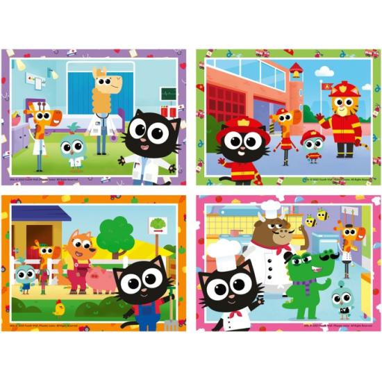 Puzzle Ravensburger Milo Progressivo de 12+16+20+24 Peças