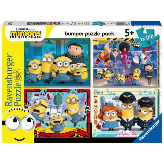 Puzzle Ravensburger Minions 2 de 4 x 100 peças