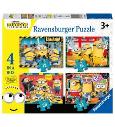 Puzzle Ravensburger Minions 2  Progressivo de 12+16+20+24