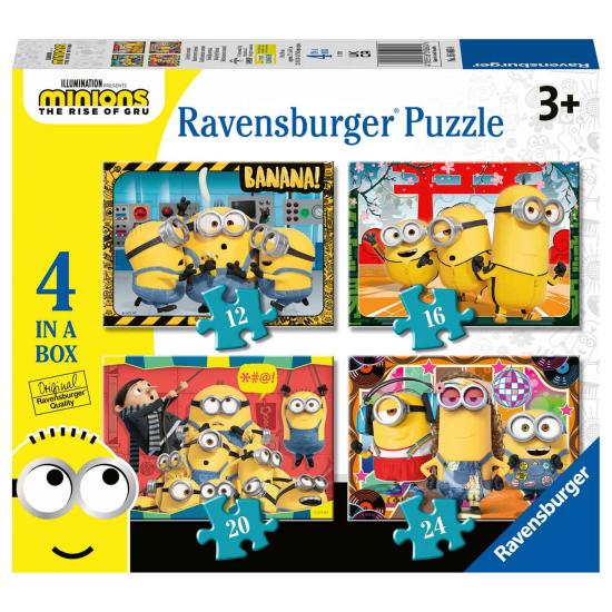 Puzzle Ravensburger Minions 2  Progressivo de 12+16+20+24
