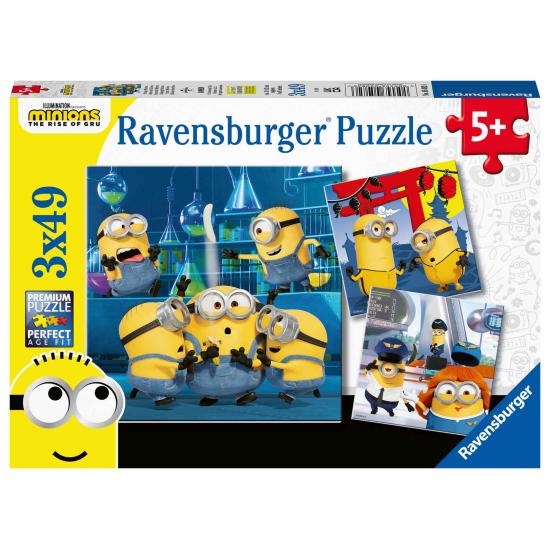 Puzzle Ravensburger Minions Divertido de 3x49 peças