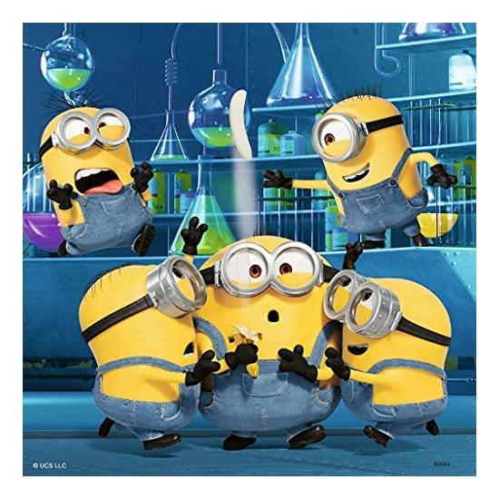 Puzzle Ravensburger Minions Divertido de 3x49 peças