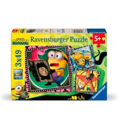Puzzle Ravensburger Minions III de 3x49 Peças
