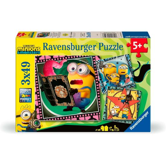 Puzzle Ravensburger Minions III de 3x49 Peças